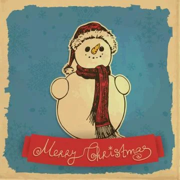 Christmas card Stock Illustration