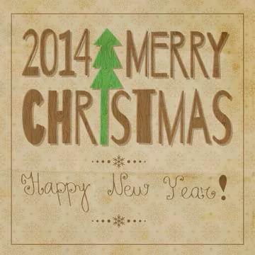 Christmas card Stock Illustration