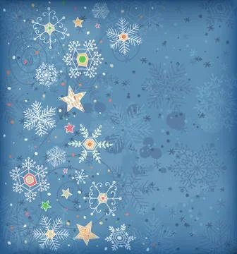 Christmas card Illustrazione stock
