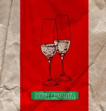 Christmas card Stock Illustration