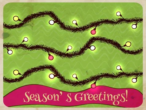 Christmas card Stock Illustration