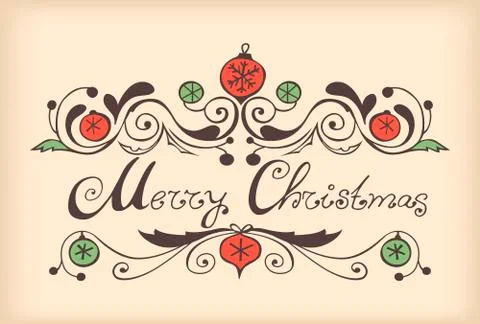 Christmas card Stock Illustration