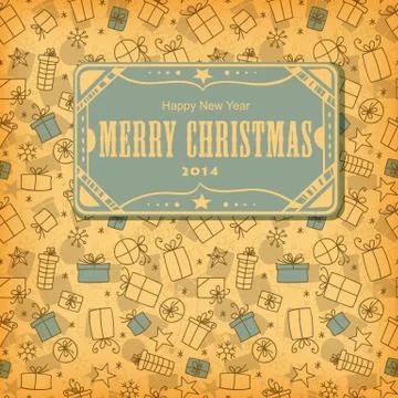 Christmas card Stock Illustration