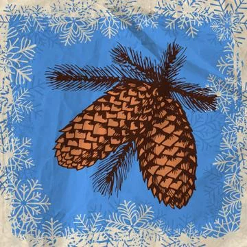 Christmas card Stock Illustration