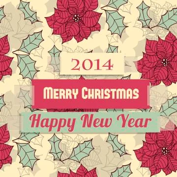Christmas card Stock Illustration