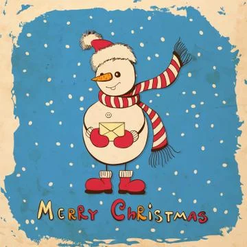 Christmas card Stock Illustration