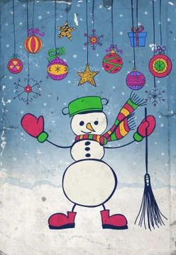 Christmas card Stock Illustration