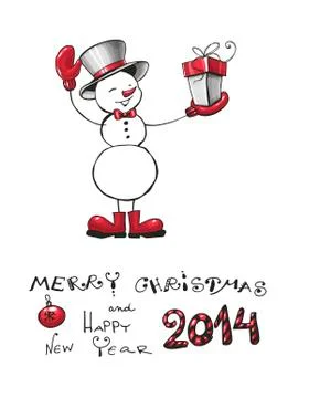 Christmas card Stock Illustration