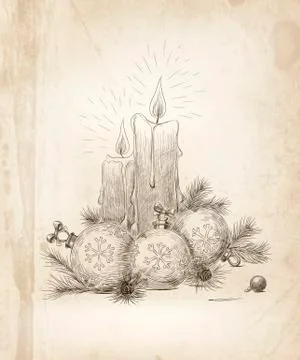 Christmas card Stock Illustration