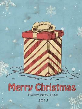 Christmas card Stock Illustration