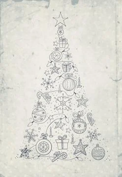 Christmas card Stock Illustration