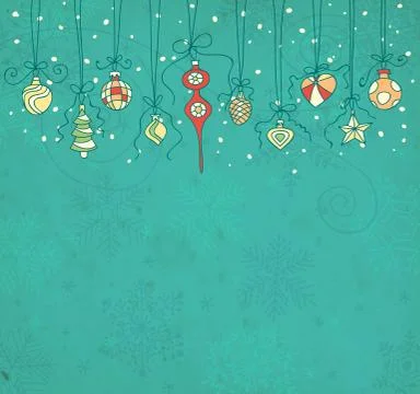 Christmas card Stock Illustration