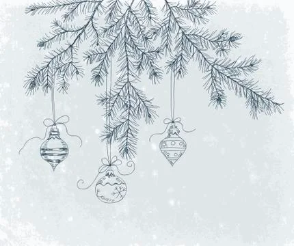 Christmas card Stock Illustration