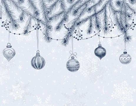 Christmas card Stock Illustration