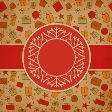 Christmas card Stock Illustration