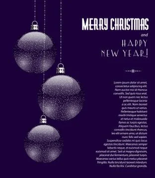 Christmas card Stock Illustration