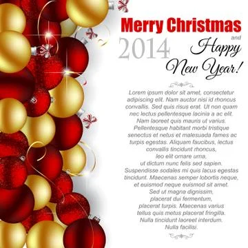 Christmas card Stock Illustration