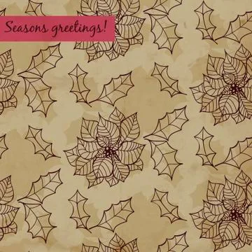 Christmas card Stock Illustration