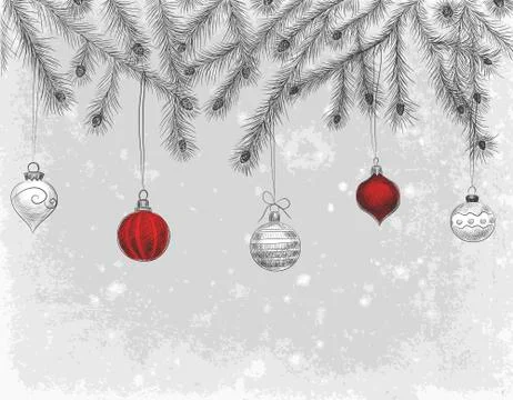 Christmas card Illustrazione stock