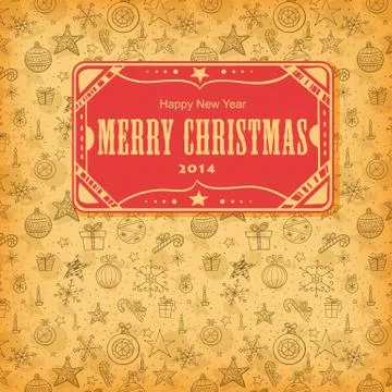 Christmas card Stock Illustration