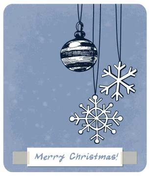 Christmas card Stock Illustration