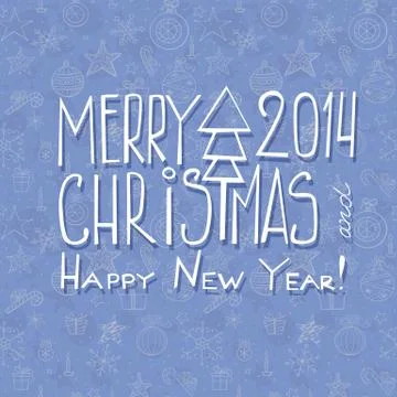 Christmas card Stock Illustration