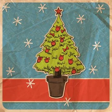 Christmas card Stock Illustration