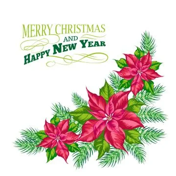 Christmas card. Stock Illustration