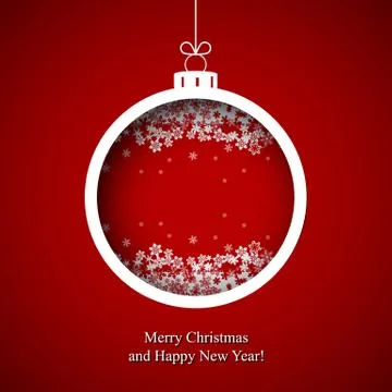 Christmas card Illustrazione stock