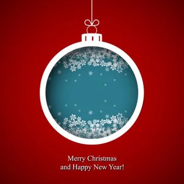 Christmas card Illustrazione stock