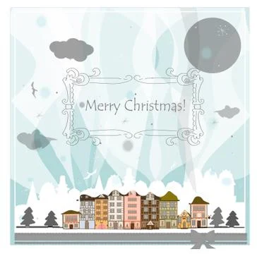 Christmas card Stock Illustration