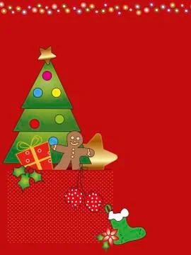 Christmas card Stock Illustration
