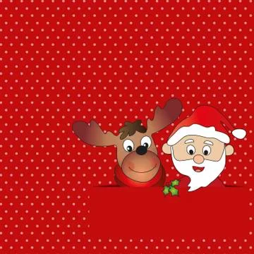 Christmas card Stock Illustration