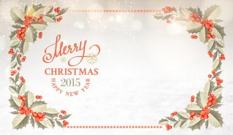 Christmas card. Stock Illustration