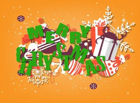 Christmas card Stock Illustration