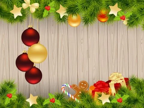 Christmas card Stock Illustration