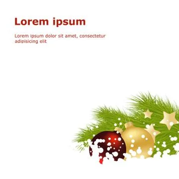 Christmas card Stock Illustration