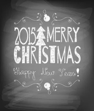 Christmas card Stock Illustration