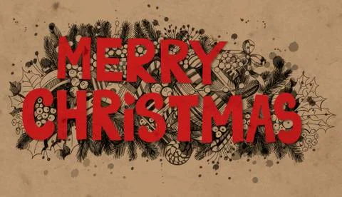 Christmas card. Stock Illustration