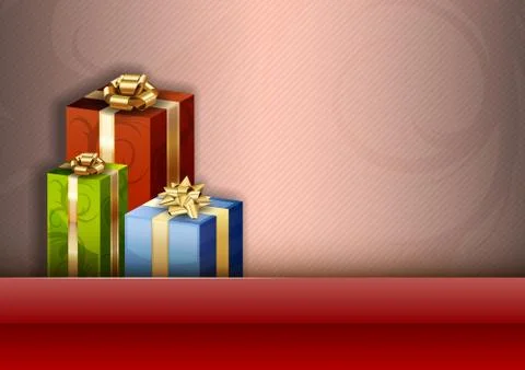 Christmas card Illustrazione stock
