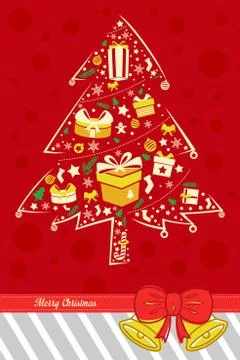 Christmas card Stock Illustration