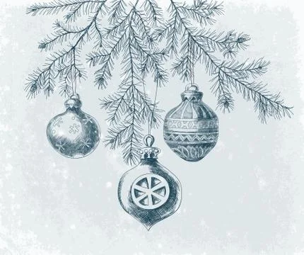 Christmas card Stock Illustration