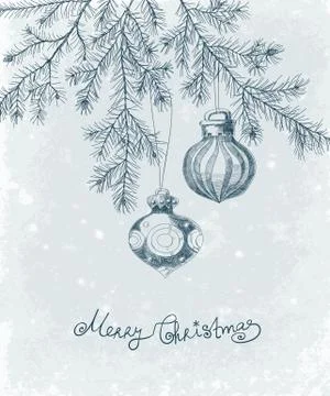 Christmas card Stock Illustration