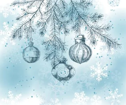 Christmas card Stock Illustration