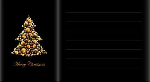 Christmas card Illustrazione stock