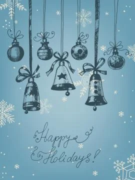 Christmas card Stock Illustration