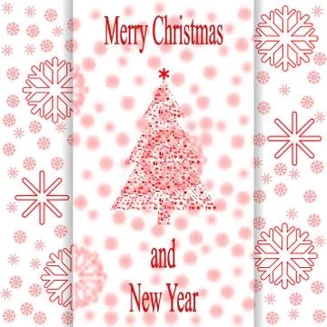 Christmas card  Stock Illustration
