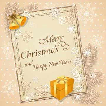 Christmas card Stock Illustration
