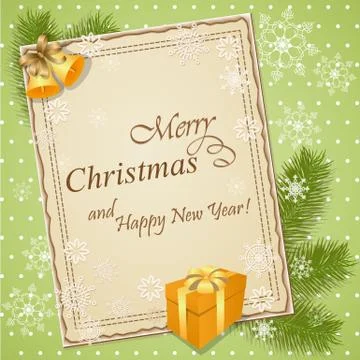 Christmas card Stock Illustration