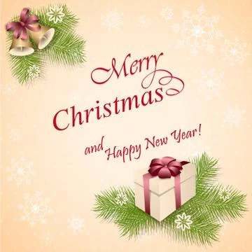 Christmas card Stock Illustration